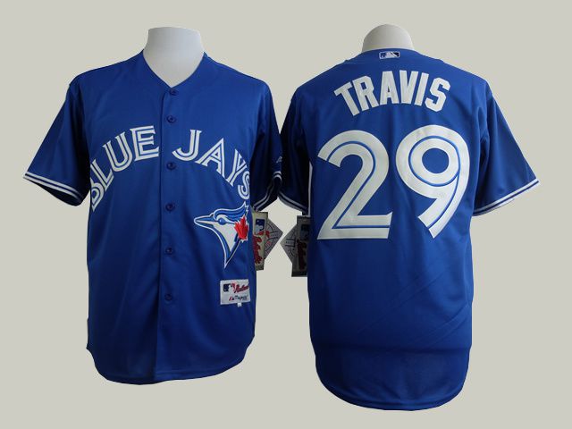 Men Toronto Blue Jays #29 Travis Blue MLB Jerseys